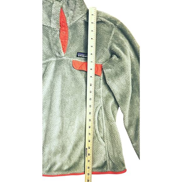 Patagonia Worn Wear Re-Tool Snap-T Gray & Pink Pullover Jacket Women's Medium - Picture 2 of 6